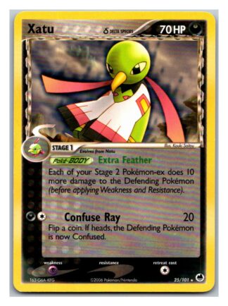 Xatu 25/101 Dragon Frontiers (Rare) (P Condition)