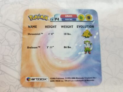 Shroomish/Breloom ArtBox Flipz Premier Edition - Image 2