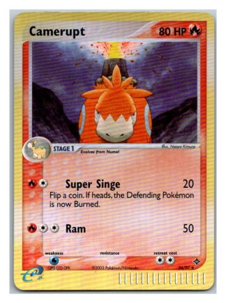 Camerupt 24/97 EX Dragon (Reverse Holo) (LP Cond)