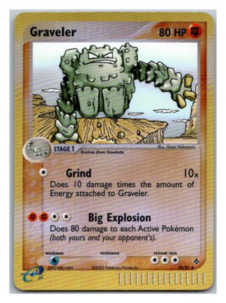Graveler 29/97 EX Dragon (Reverse Holo) (LP Cond)