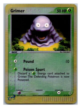 Grimer 57/97 EX Dragon (Reverse Holo) (LP Cond)