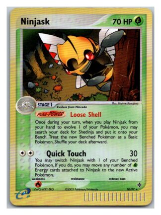 Ninjask 18/97 EX Dragon (Reverse Holo) (LP Cond)