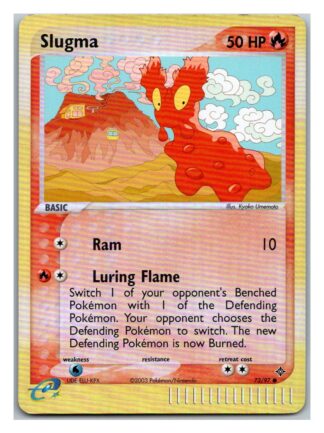 Slugma 72/97 EX Dragon (Reverse Holo) (LP Cond)