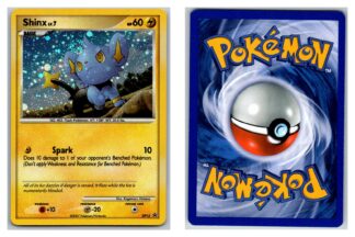 Shinx (HOLO) DP15 Promo *UP-SIDE DOWN Printing plus Holo Bleed* (LP Condition)