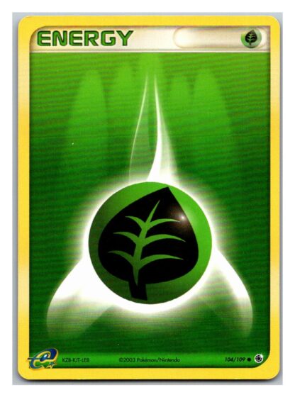 Grass Energy 104/109 EX Ruby & Sapphire (Common) (P Cond)