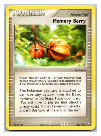 Memory Berry 80/100 Crystal Guardians (Uncommon) (LP Condition)