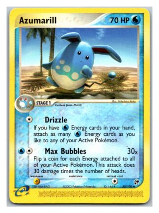 Azumarill 30/100 Ex Sandstorm (Uncommon) (LP Cond)