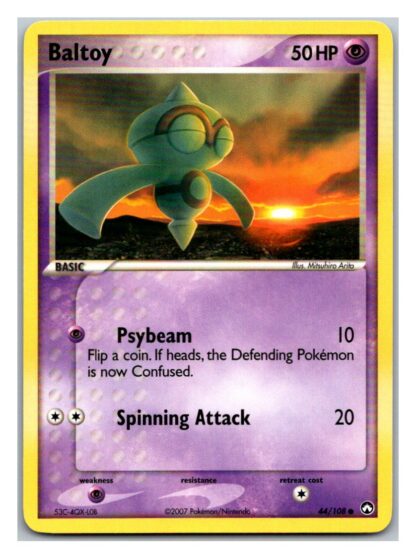 Baltoy 44/108 Power Keepers (Common) (P Condition)