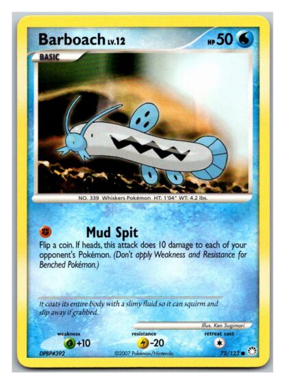 Barboach 72/123 Mysterious Treasures (Common) (P Condition)