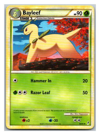 Bayleef 40/95 Call of Legends (Uncommon) (Exc Condition)