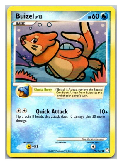 Buizel 75/123 Mysterious Treasures (Common) (P Condition)
