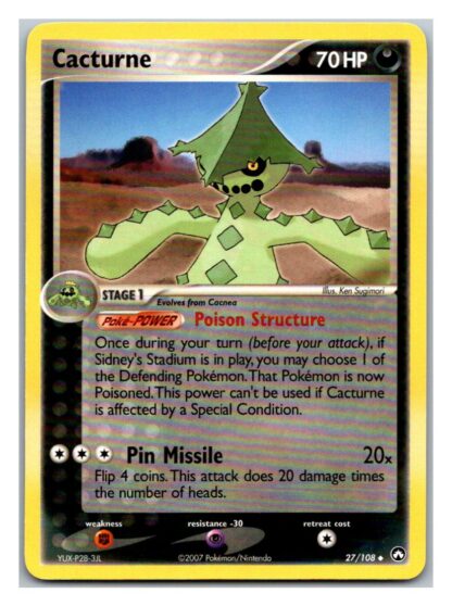 Cacturne 27/108 Power Keepers (Uncommon) (P Condition)