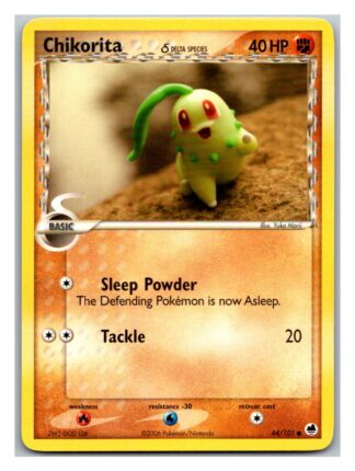 Chikorita 44/101 Dragon Frontiers (Common) (Exc Condition)