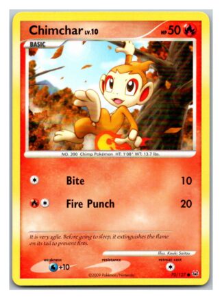 Chimchar 70/127 Platinum (Common) (P Condition)