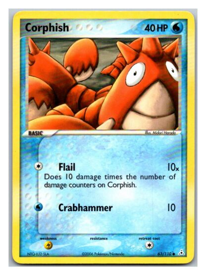 Corphish 63/110 EX Holon Phantoms (Common) (P Condition)
