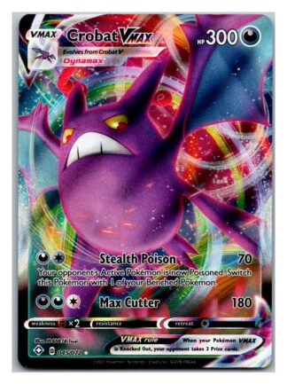 Crobat Vmax 45/72 Shining Fates (Ultra Rare) (NM-Exc Condition)