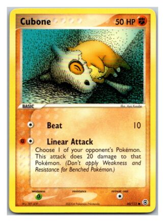 Cubone 60/112 Fire Red Leaf Green (Common) (LP Condition)