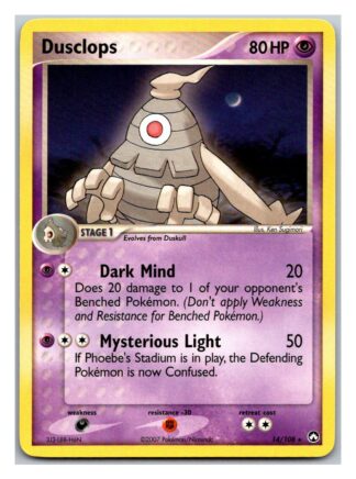 Dusclops 14/108 Power Keepers (Rare) (P Condition)