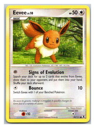 Eevee 59/111 Rising Rivals (Common) (P Condition)