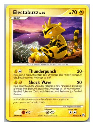 Electabuzz 81/130 Diamond & Pearl (Common) (LP Condition)