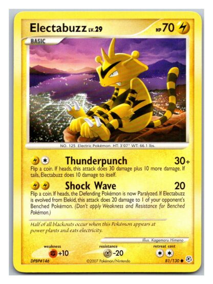Electabuzz 81/130 Diamond & Pearl (Common) (LP Condition)