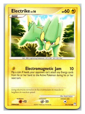 Electrike 81/123 Mysterious Treasures (Common) (Exc Condition)