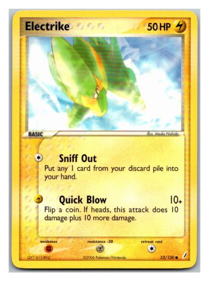 Electrike 52/100 Crystal Guardians (Common) (LP Condition)