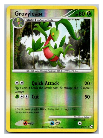 Grovyle 39/99 Arceus (Reverse Holo) (LP Condition)