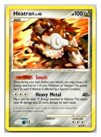 Heatran 30/146 Legends Awakened (Rare) (Exc Condition)