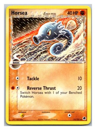 Horsea 31/101 Dragon Frontiers (Uncommon) (P Condition)