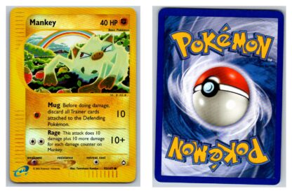 Mankey 92/147 Aquapolis (Reverse Holo) (Excellent Condition)