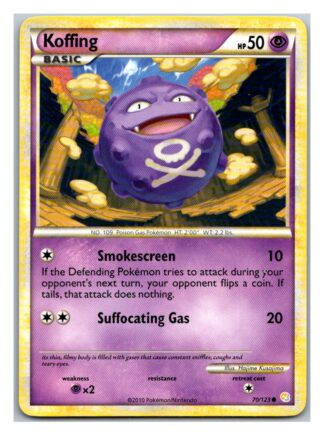 Koffing 70/123 HeartGold SoulSilver (Common) (P Condition)