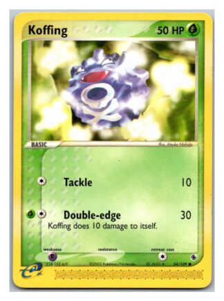 Koffing 54/109 Ruby & Sapphire (Common) (Exc Cond)