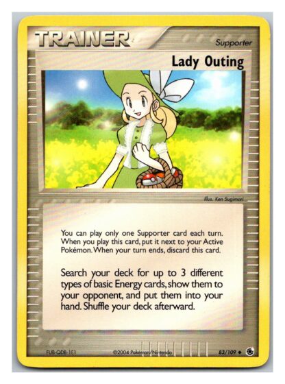 Lady Outing 83/109 Ex Ruby & Sapphire (Uncommon) (P Cond)