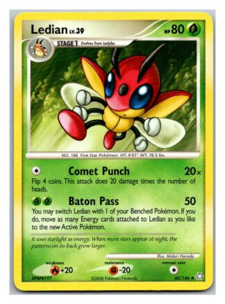 Ledian 60/146 Legends Awakened (Uncommon) (P Condition)