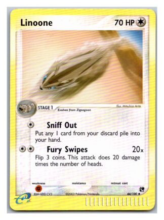 Linoone 44/100 EX Sandstorm (Reverse Holo) (LP Cond)