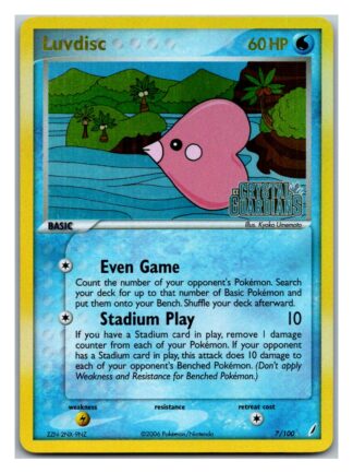 Luvdisc 7/100 Crystal Guardians (Reverse Holo) (LP Condition)