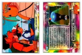 The Invitation #13 Mewtwo Strikes Back - TOPPS Blue Logo (Exc Condition)