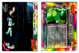 Meowth Times Two #23 Mewtwo Strikes Back - TOPPS Blue Logo (LP Condition)