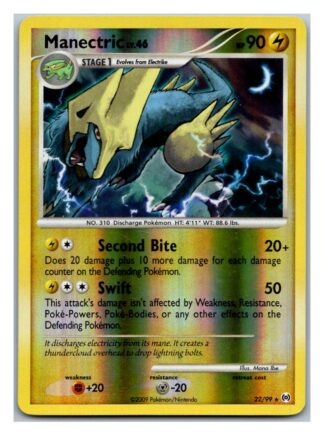 Manectric 22/99 Arceus (Reverse Holo) (LP Condition)
