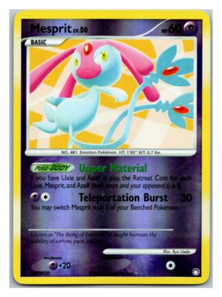 Mesprit 14/123 Mysterious Treasures (Reverse Holo) (LP Condition)