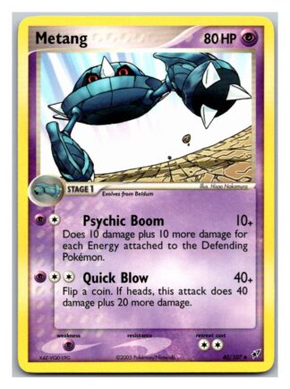 Metang 40/107 EX Deoxys (Uncommon) (Exc Condition)