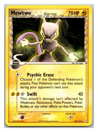 Mewtwo 24/110 EX Holon Phantoms (Rare) (LP Condition)