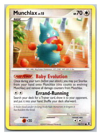 Munchlax 70/111 Rising Rivals (Common) (LP Condition)
