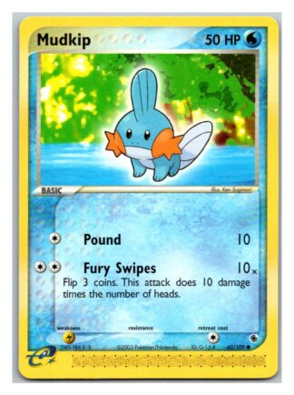 Mudkip 60/109 Ex Ruby & Sapphire (Common) (Exc Condition)