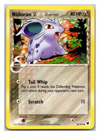 Nidoran 56/101 Dragon Frontiers (Common) (P Condition)