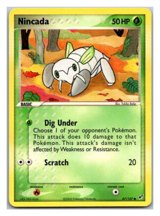 Nincada 67/107 EX Deoxys (Common) (P Condition)