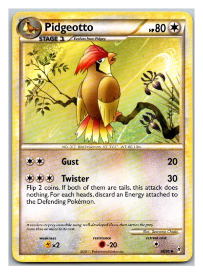 Pidgeotto 48/95 Call of Legends (Uncommon) (P Condition)