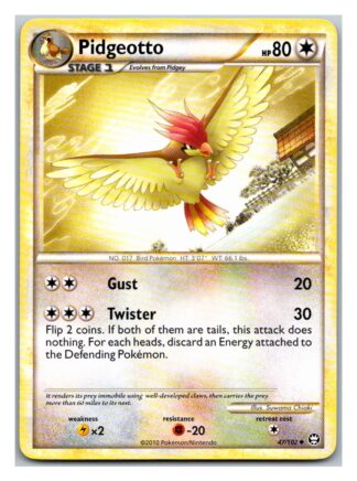 Pidgeotto 47/102 Triumphant (Uncommon) (LP Condition)