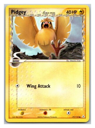 Pidgey 77/110 EX Holon Phantoms (Common) (Exc Condition)